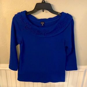 Ultramarine blue top
